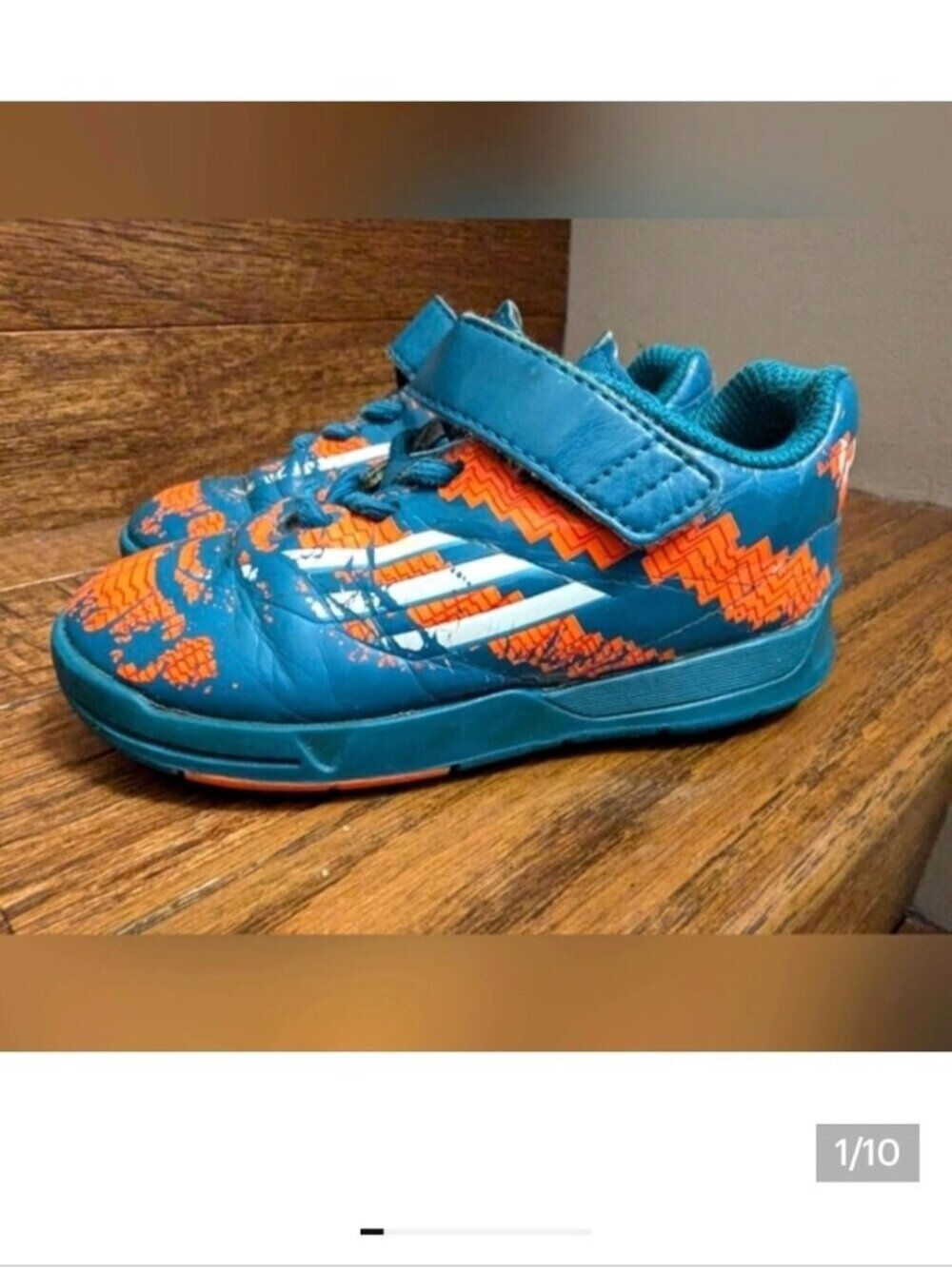 Adidas Toddler Shoes Messi EL Performance ortholite Velcro Shoes toddler 7